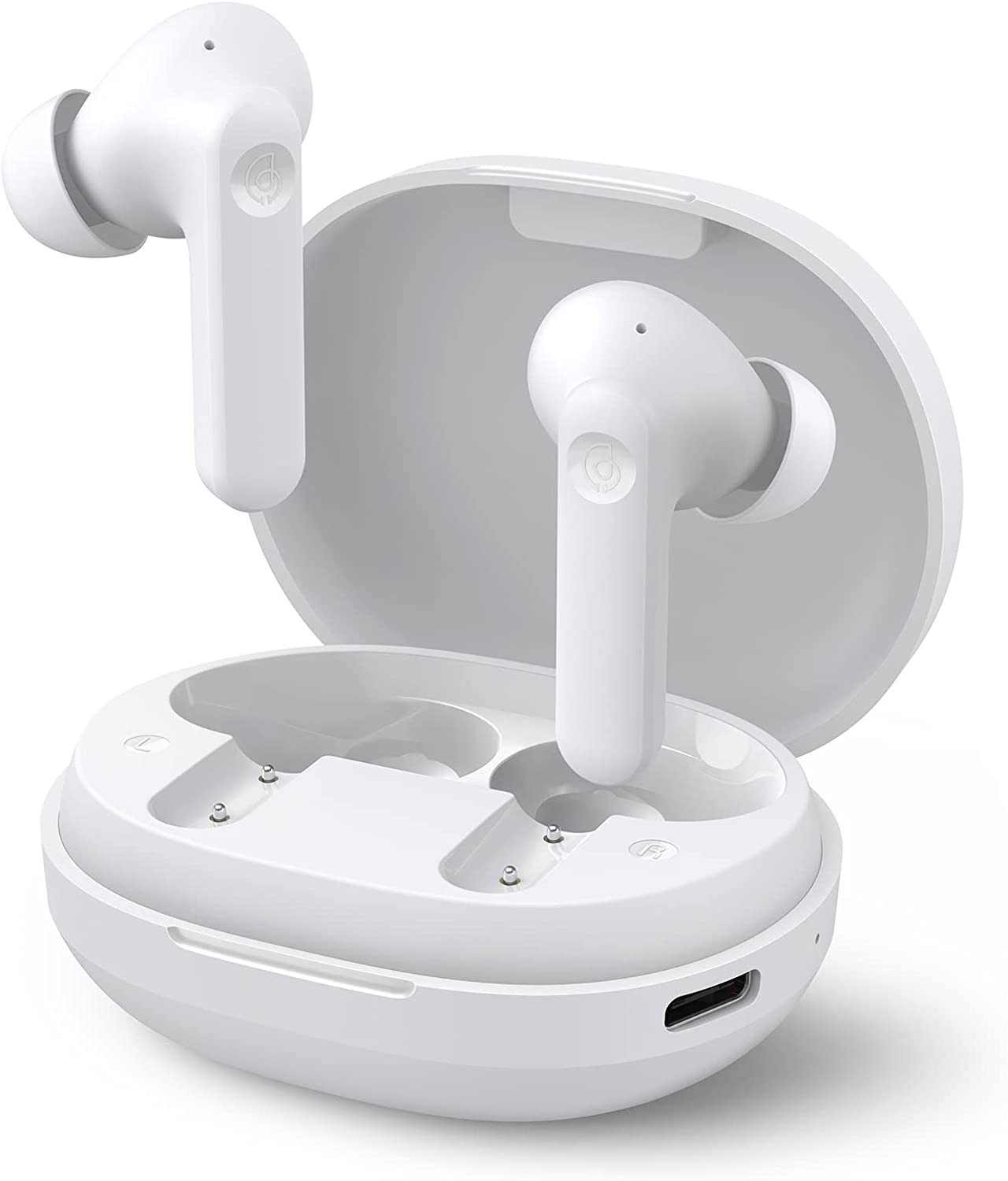 Hochwertige ANC Drahtlose Kopfhörer: 40dB Geräuschunterdrückung, Bluetooth 5.2, 6 Mic ENC HD-Anruf, TWS Ohrhörer, Transparenzmodus