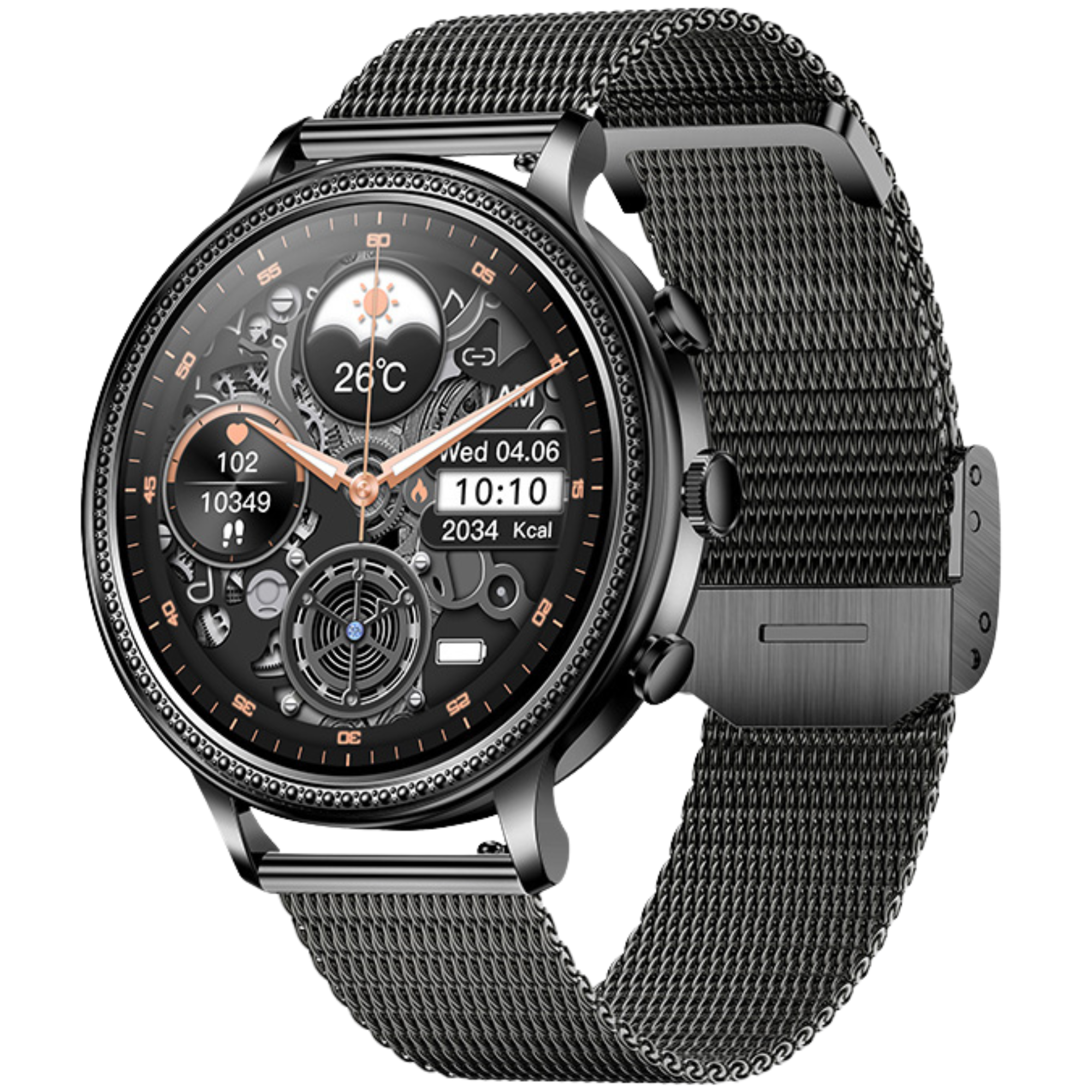 Luxury Lige Luxus Smartwatches für Frauen Bluetooth Anruf Telefon Gesundheitsmonitor Sport Smartwatch Geschenk | Limitierte