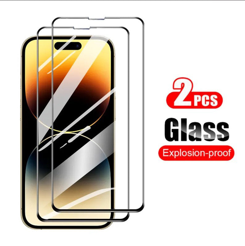 Premium Ultra-Klare Panzerglas Displayschutzfolie & Kamera Schutz für Apple iPhone – 9H Gehärtetes Glas, Blasenfrei,