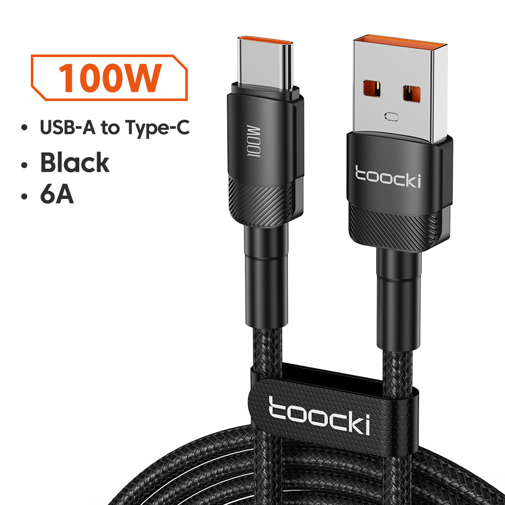 Câble USB Type C haut de gamme 7A | Câble de charge rapide pour Realme, Huawei P30 Pro, Samsung, Oneplus, Poco F3 - Câble de charge rapide 66W Câble de données de chargeur USB-C