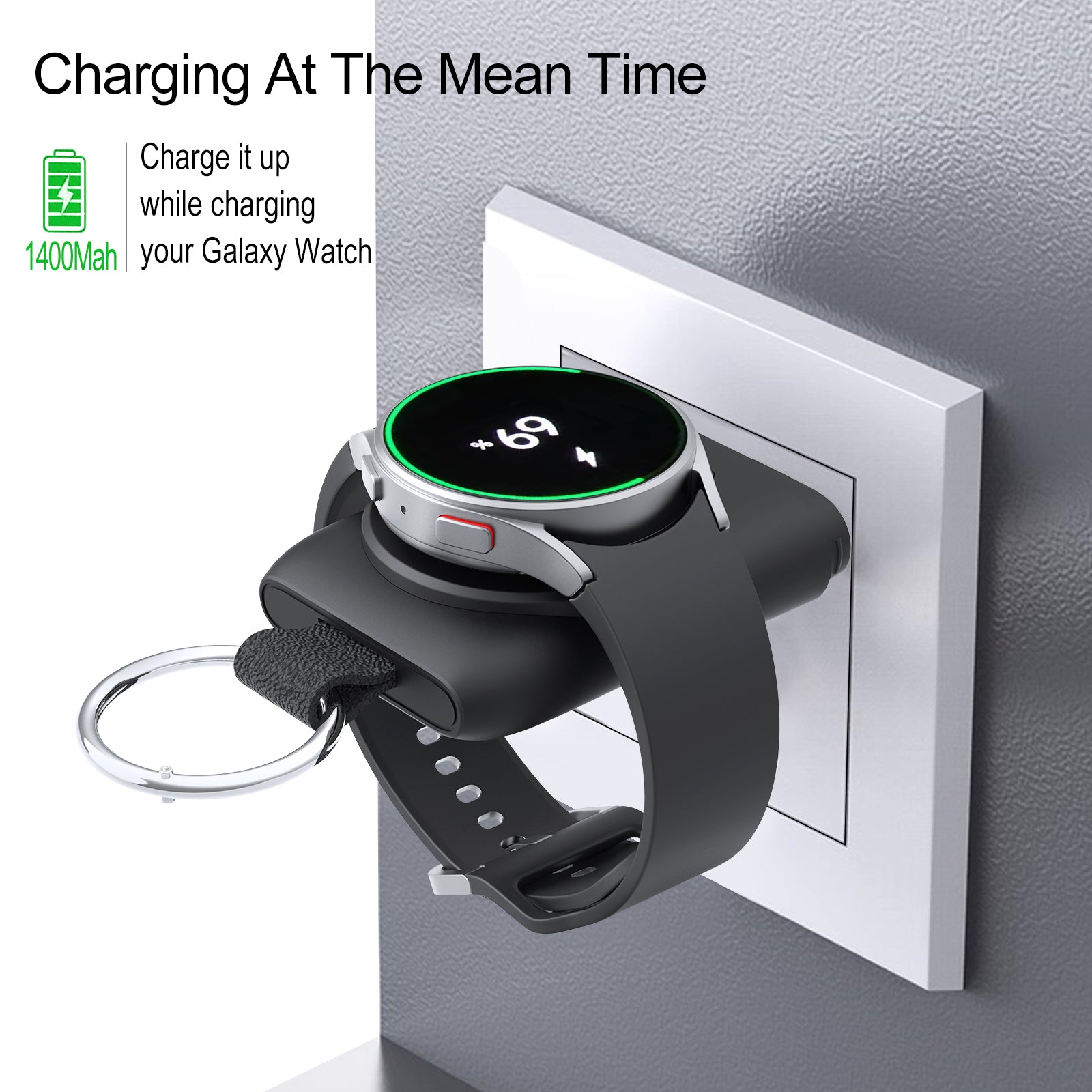 Chargeur Premium pour Apple Watch : Ultra - Portable Magnétique | Station de recharge iWatch pour Apple Watch Ultra 9 8 7 6 5 4 3 SE avec port USB-C