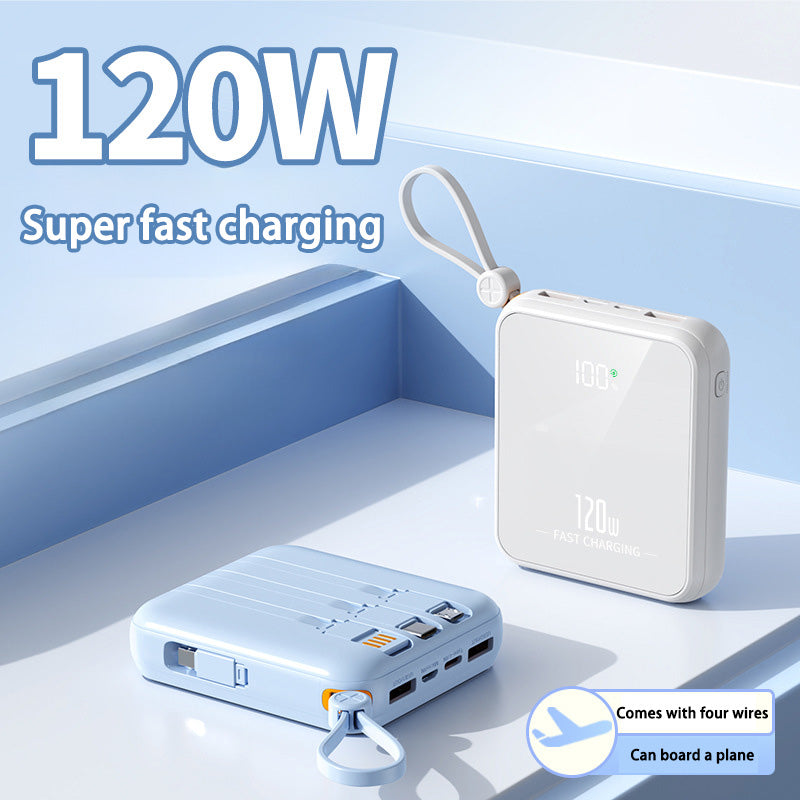 Banque d'alimentation premium 6000 mAh – Chargeur sans fil, alimentation 10 000 mAh pour Apple iPhone 15, 14, 13, 12, 11 Pro Max Plus Mini | Batterie externe portable avec fonction de charge rapide