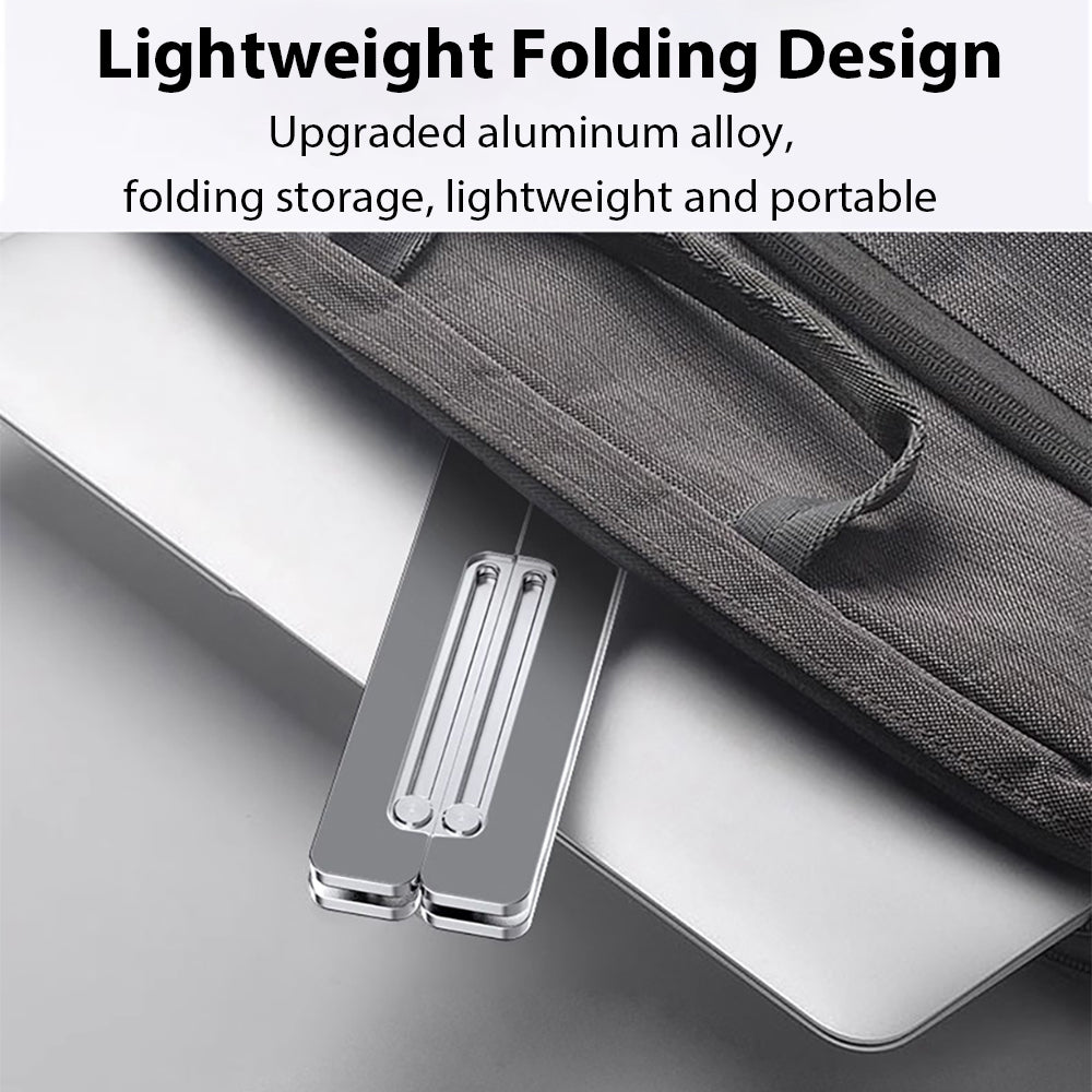 Support pliable en aluminium pour ordinateur portable : support pour ordinateur portable et support d'ordinateur – Idéal pour MacBook Air Pro et PC | Accessoire de poste de travail léger et ergonomique