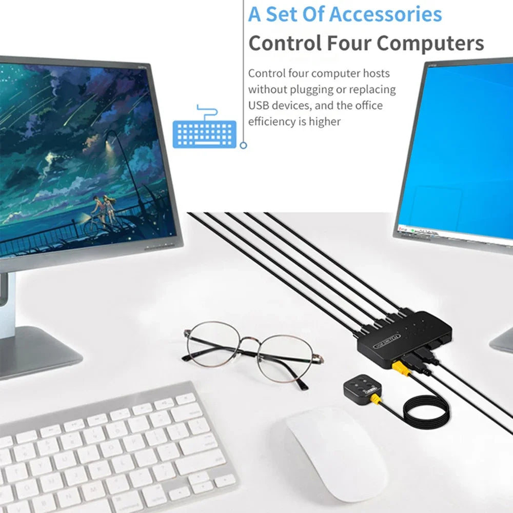 Hub USB-C haut de gamme avec adaptateur HDMI 4K et Thunderbolt 3 : Hub USB 3.1 Type-C vers 3.0 - Connectivité avancée pour MacBook Air/Pro avec puces M1, M2, M3
