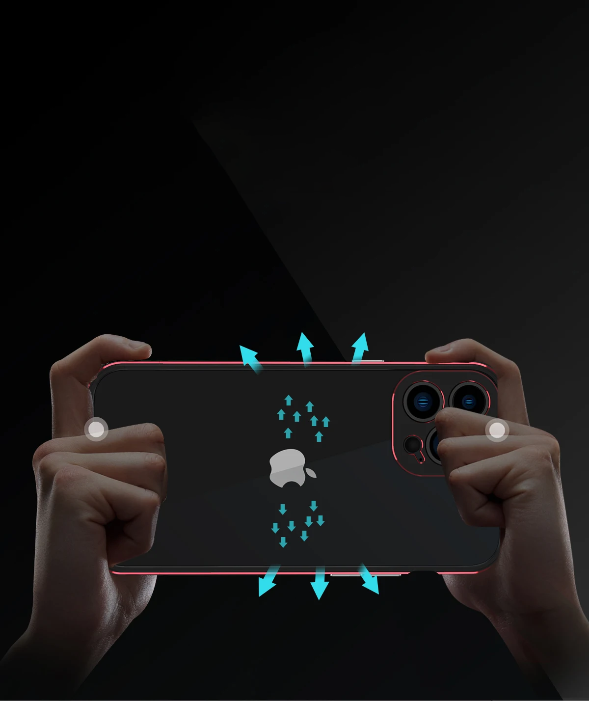 Aluminum Bumper & Metal Lens Frame Case Shockproof Cover for iPhone Models, Durable and Stylish Protection with Sleek Design