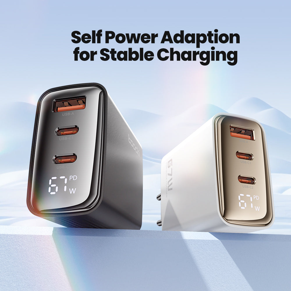 Chargeur rapide de haute qualité 67W GAN USB C 65W QC 4.0 PD 3.0 45W USB C Type C chargeur rapide pour Apple iPhone 15 14 13 12 Pro Max Plus Mini, MacBook