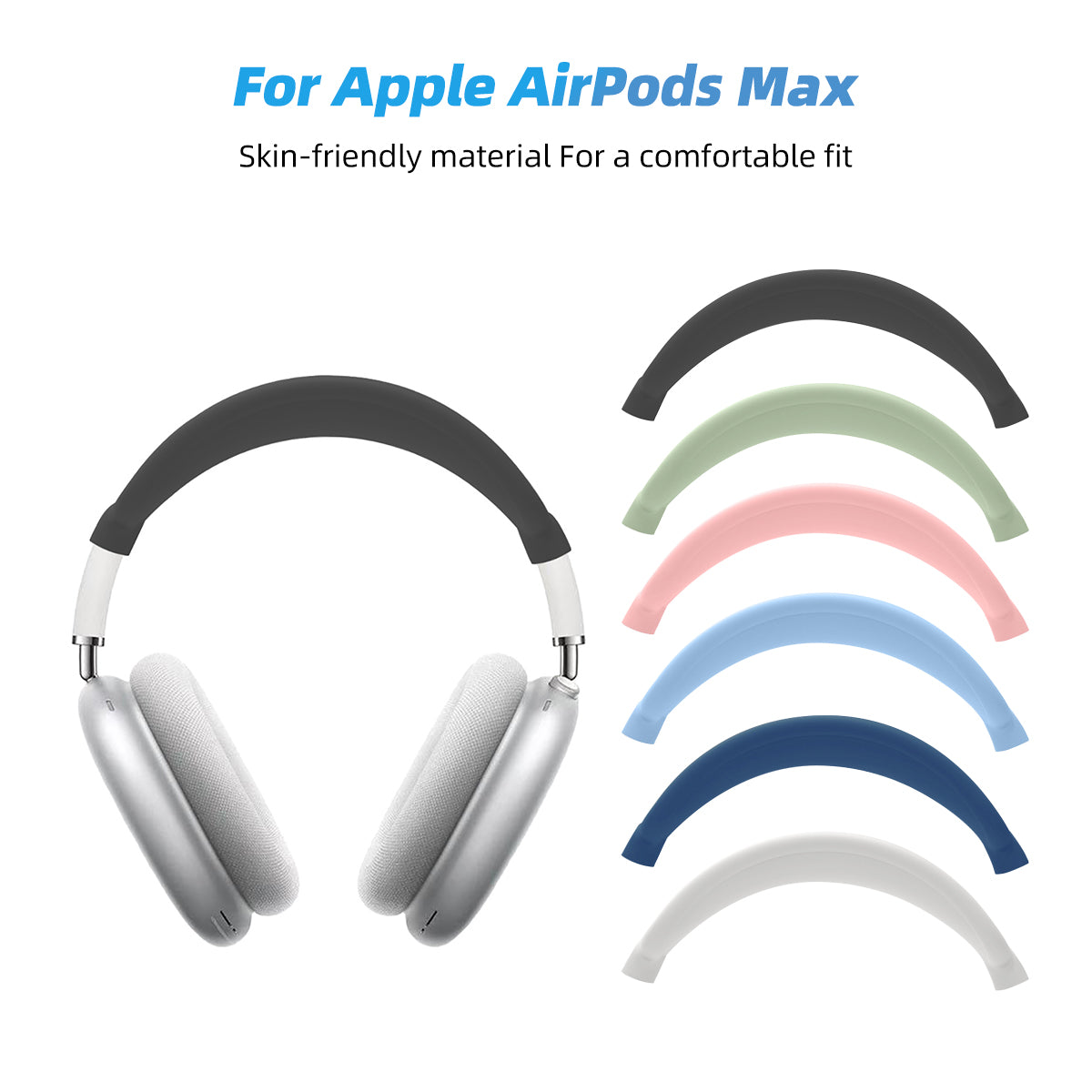 Coque de protection en TPU premium pour Apple AirPods Max : coque transparente résistante aux chocs et aux rayures | Coque souple et transparente - protection haut de gamme pour les écouteurs sans fil