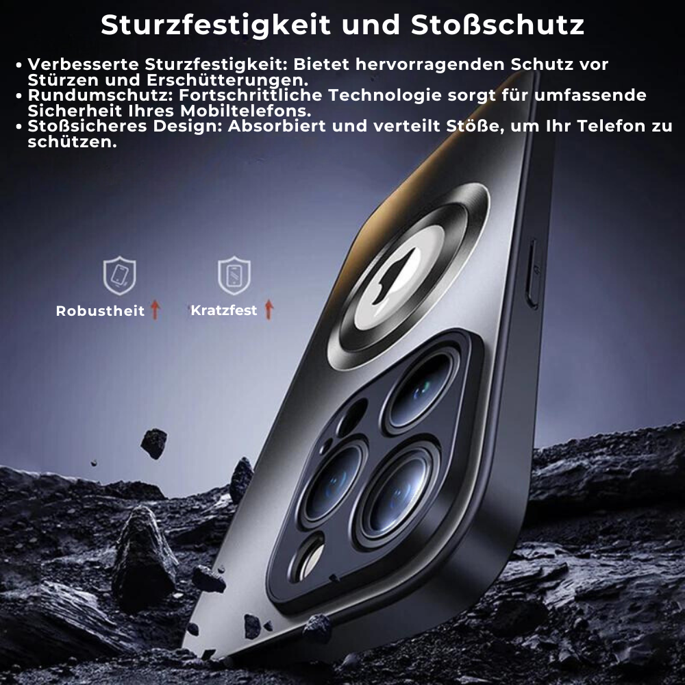 Hochwertige Matte Magnetische iPhone-Hülle mit MagSafe