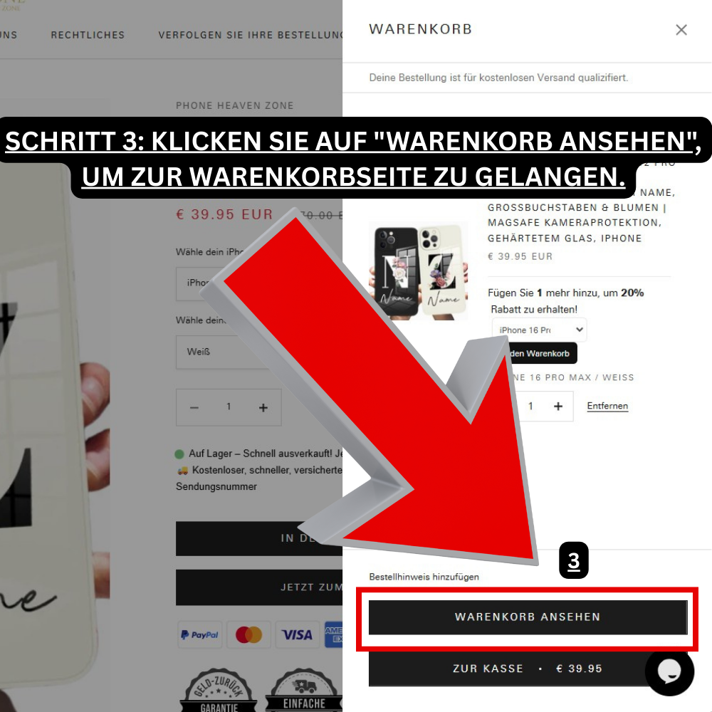 Étui Apple iPhone de luxe personnalisé | Nom conçu sur mesure, lettres majuscules et fleurs | Protection de caméra MagSafe, verre trempé, iPhone 13 14 15 Pro Max Plus