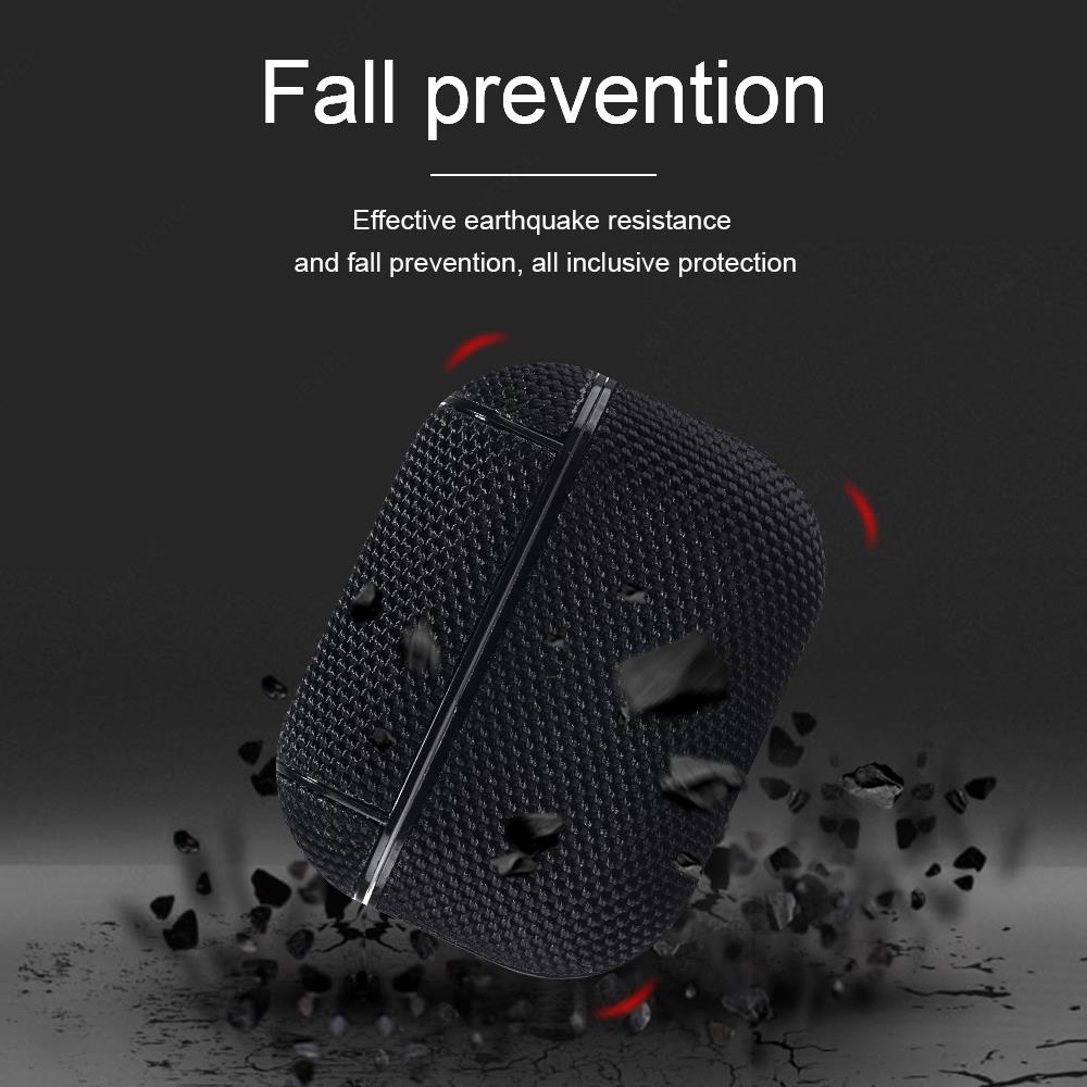 Étui pour écouteurs en nylon MagSafe haut de gamme | Étanche et antichoc | Pour écouteurs Apple AirPods Max/Pro/3/2/1 et USB-C