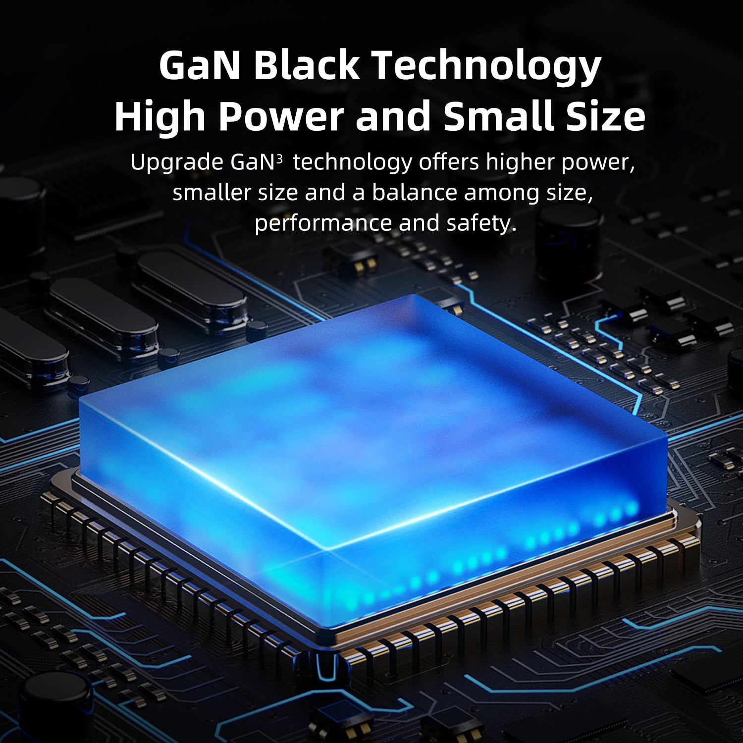 Station de charge rapide de bureau Gan Charger Premium 65W | Adaptateur 4 en 1 pour ordinateur portable et téléphone portable pour Apple iPhone 15 14 13 12 11 Pro Max Plus Mini, iOS, Android, Xiaomi, Samsung - Charge rapide