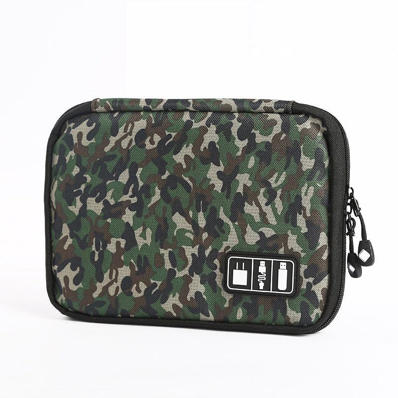 Sac de rangement de voyage haut de gamme, disque dur mobile, disque U, paquet d'organisation, écouteurs, SSD, chargeur | Câble disque dur T47