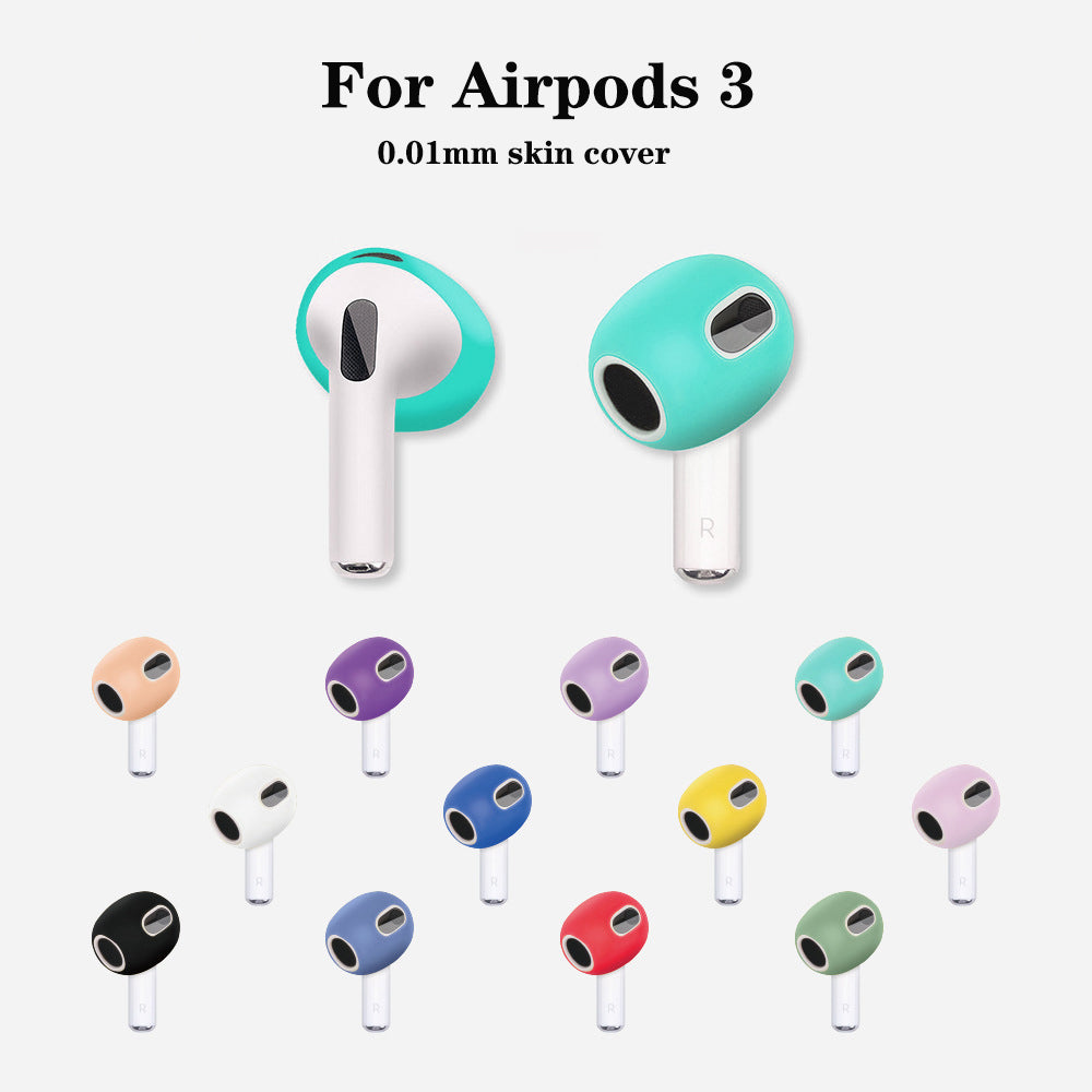 Coussinets d'oreille en silicone de qualité supérieure pour Apple AirPods 1 et 2 : embouts, housses et étuis de protection - Lot de 2 embouts | Coussinets pour écouteurs de haute qualité