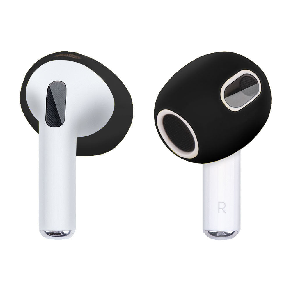 Coussinets d'oreille en silicone de qualité supérieure pour Apple AirPods 1 et 2 : embouts, housses et étuis de protection - Lot de 2 embouts | Coussinets pour écouteurs de haute qualité