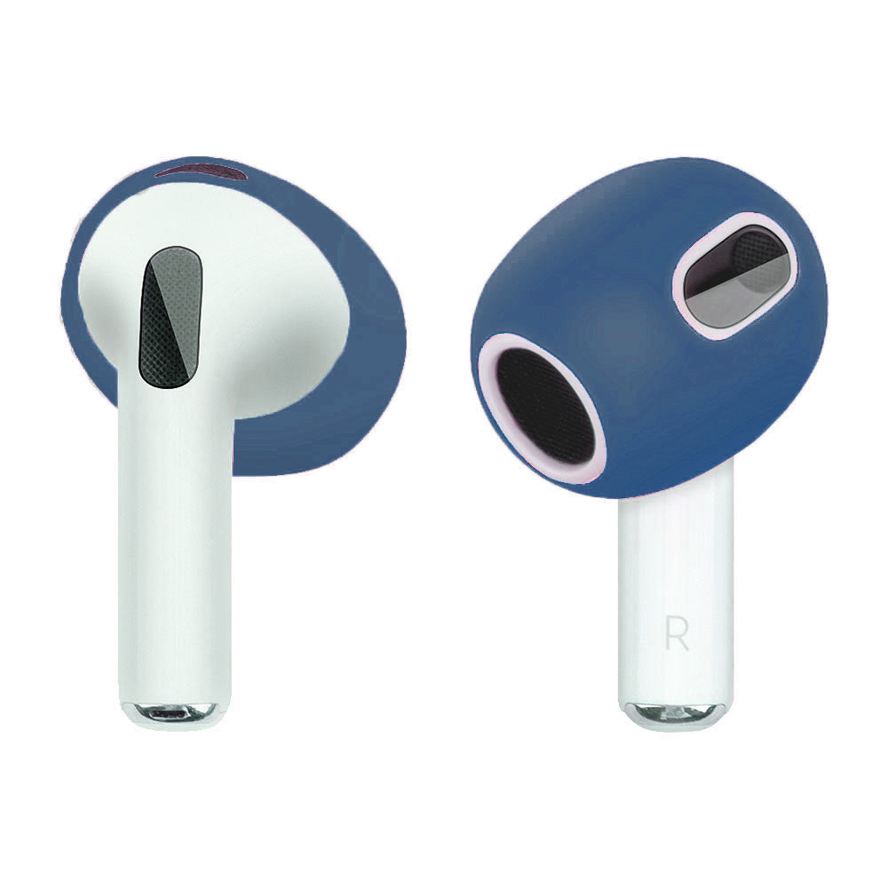 Coussinets d'oreille en silicone de qualité supérieure pour Apple AirPods 1 et 2 : embouts, housses et étuis de protection - Lot de 2 embouts | Coussinets pour écouteurs de haute qualité