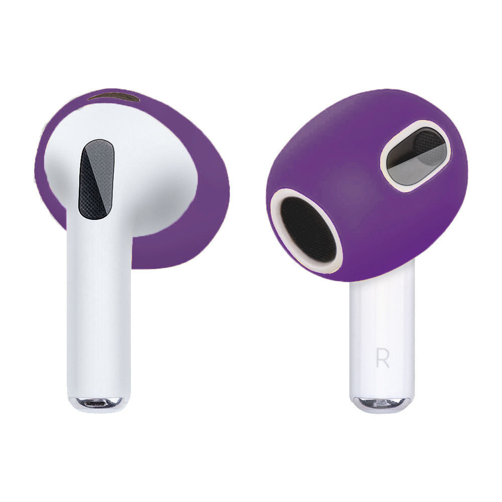 Coussinets d'oreille en silicone de qualité supérieure pour Apple AirPods 1 et 2 : embouts, housses et étuis de protection - Lot de 2 embouts | Coussinets pour écouteurs de haute qualité