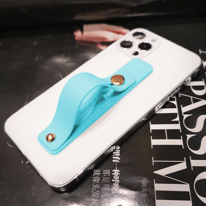 Étui Apple iPhone couleur bonbon transparent haut de gamme | Dragonne Support de téléphone Étui Apple iPhone en silicone souple transparent