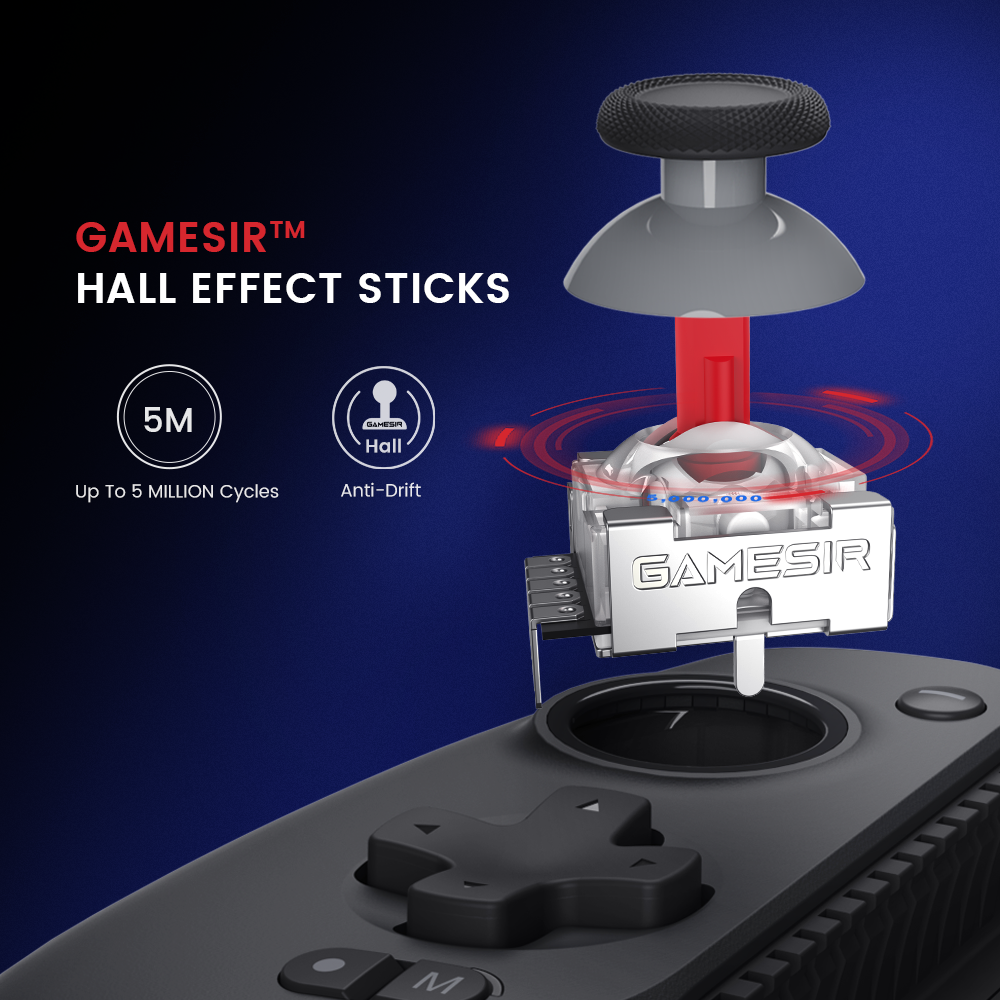 Hochwertiges G8 Galileo Typ C Gamepad: Handy-Controller mit Hall-Effekt-Stick für Smartphone, Apple iPhone, iOS, Android, Samsung, PS Remote Play, Cloud-Gaming | Limitierte Auflage