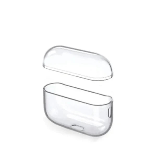 Étui en silicone transparent de haute qualité pour Apple AirPods Pro & 1/2/3 | Étui de protection transparent en TPU souple avec corde - Accessoires pour AirPods