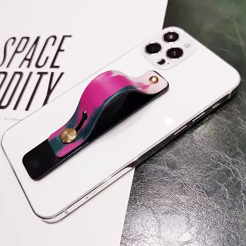 Étui Apple iPhone couleur bonbon transparent haut de gamme | Dragonne Support de téléphone Étui Apple iPhone en silicone souple transparent