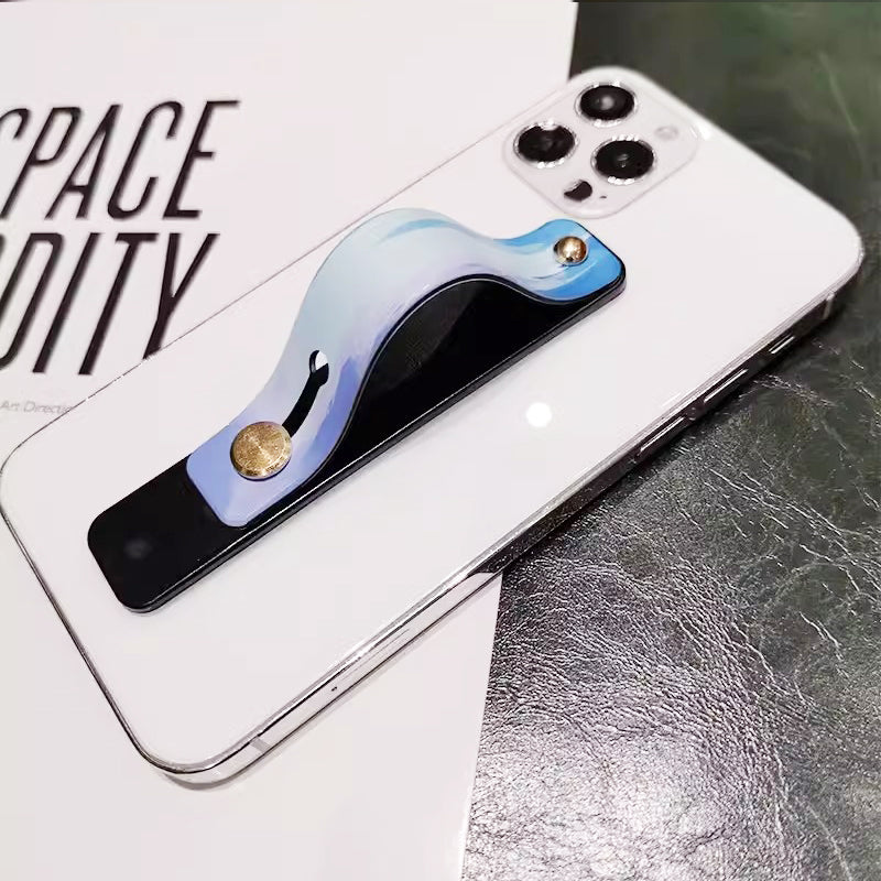 Étui Apple iPhone couleur bonbon transparent haut de gamme | Dragonne Support de téléphone Étui Apple iPhone en silicone souple transparent