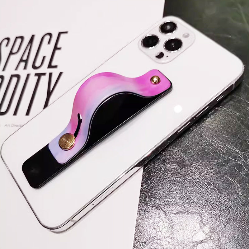 Étui Apple iPhone couleur bonbon transparent haut de gamme | Dragonne Support de téléphone Étui Apple iPhone en silicone souple transparent