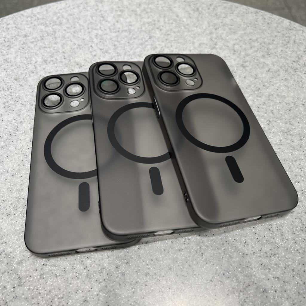 Coque Apple iPhone transparente magnétique ultra fine | Étui de protection résistant à l'eau transparent et sans bordure, résistant aux chocs, de qualité supérieure, avec Magsafe