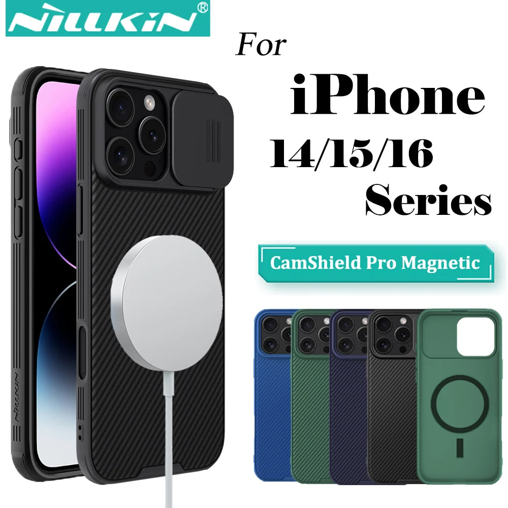 Luxus Ultra-Dünne Carbon-Design Weiche Silikon iPhone-Hülle | MagSafe Case mit Kameraschutzabdeckung für Apple iPhone 17/17 Air, 16/16e, 15, 14, 13 Pro Max Plus Cover | Panzertasche, stoßfeste Handyhülle, Business Limitierte Auflage Schutzhülle