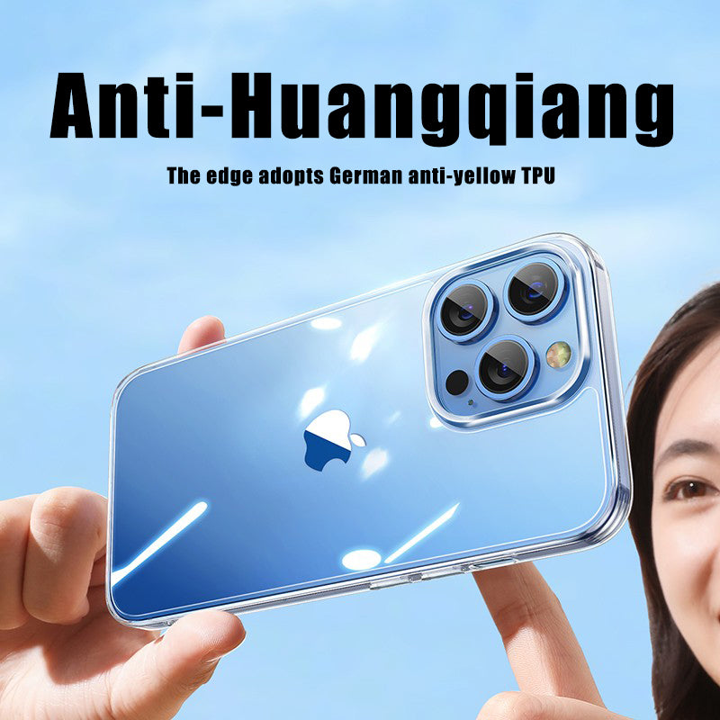 Coque Apple iPhone ultra fine et protectrice | Coque en silicone antichoc de qualité supérieure avec un attrait esthétique cristallin