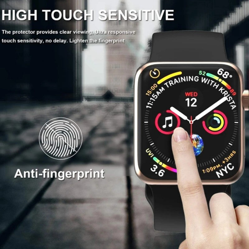 Hochwertige Keramikfolie für Apple Watch Ultra 9, 8, 7, 49mm 45mm 41mm | Displayschutzfolie für Apple Watch 6 5 4 SE, 44mm