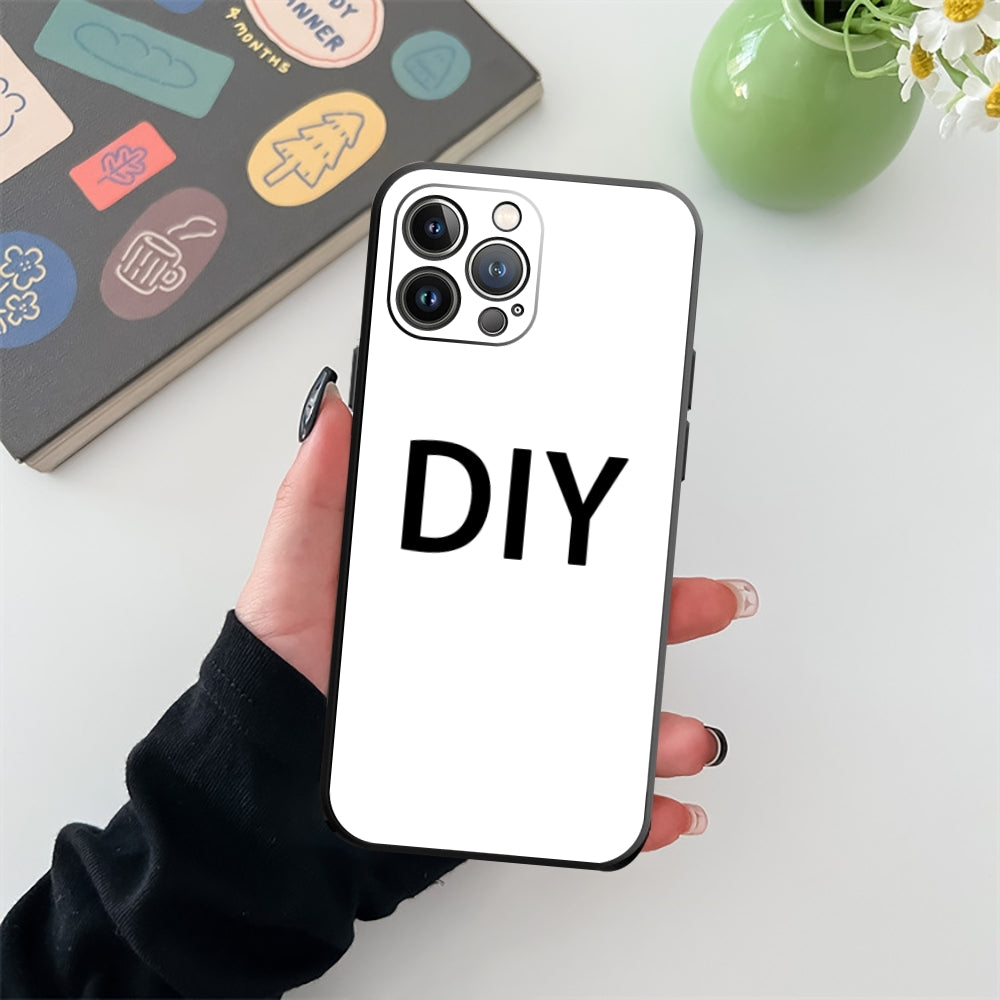 Étui Apple iPhone de luxe personnalisé | Nom, initiales, symboles, chiffres | Étui MagSafe Protection de caméra en verre trempé iPhone 13 14 15 Pro Max Plus