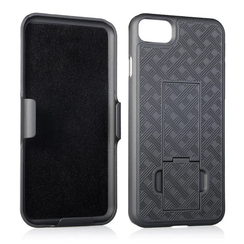 Étui combiné 2 en 1 de haute qualité avec clip ceinture et support pour iPhone | Étui MagSafe pour Apple iPhone 15/14/13/12 Pro Max Plus | Étui de téléphone blindé et housse de protection pour appareil photo