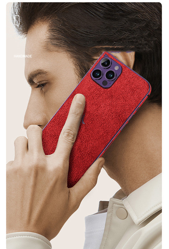 Hochwertige Echtleder iPhone-Hülle mit Trageriemen und Schutzetui | MagSafe-Case mit Rundumschutz & Kameralinsenschutz für Apple iPhone 17/17 Air, 16/16e, 15, 14, 13 Pro Max Plus Cover | Stoßfeste Handyhülle mit Panzertasche & Stoßstangenabdeckung