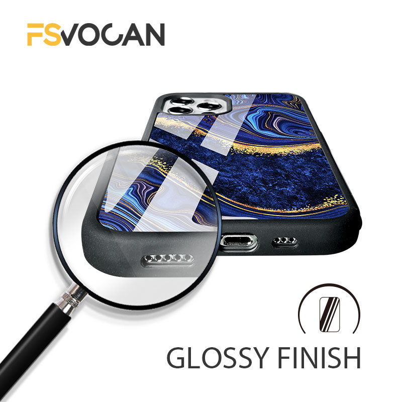 Étui antichoc en marbre pour iPhone avec cadre doré de luxe | Étui de protection MagSafe pour Apple iPhone 15/14/13/12 Pro Max Plus | Housse de protection pour appareil photo, sac et étui blindé