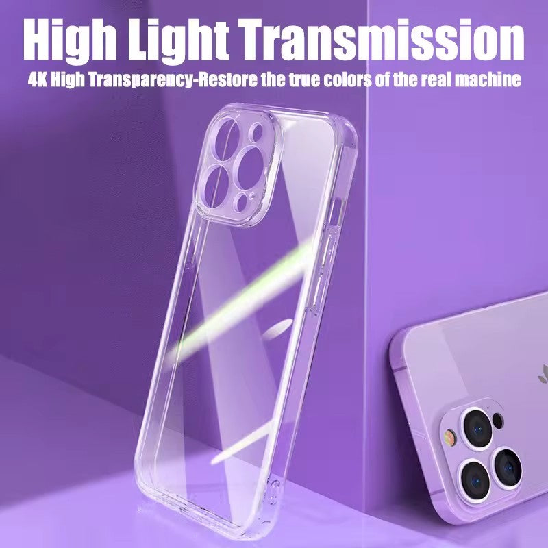 Coque Apple iPhone ultra fine et protectrice | Coque en silicone antichoc de qualité supérieure avec un attrait esthétique cristallin