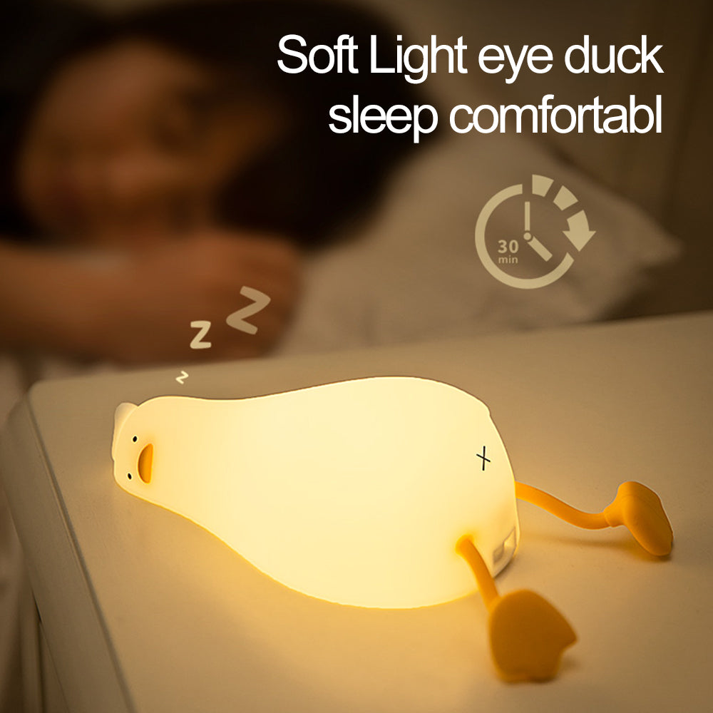Veilleuses Canard Premium : Lampe USB Rechargeable pour Chambre d'Enfant - Canards en Silicone de Dessin Animé - Cadeau d'Anniversaire et Décoration de Chambre | Édition limitée