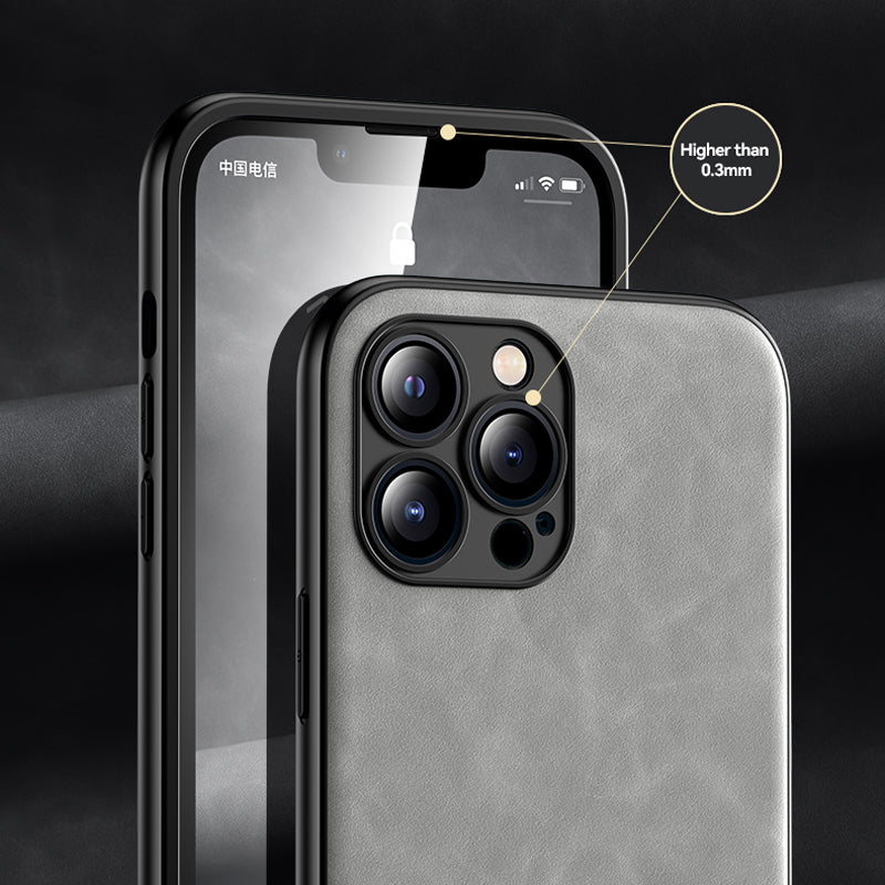 Support de voiture ultra-mince magnétique Apple iPhone Case | Étui de protection léger mat résistant aux chocs