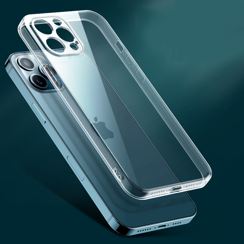 Coque Apple iPhone ultra fine et protectrice | Coque en silicone antichoc de qualité supérieure avec un attrait esthétique cristallin