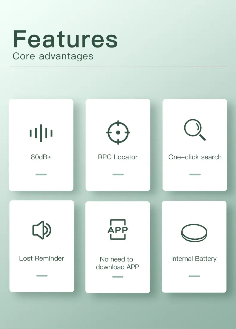 Premium Bluetooth-GPS-Tracker als Alternative zu Apple AirTag Verlorenes mit unserer App finden Ferngesteuerter