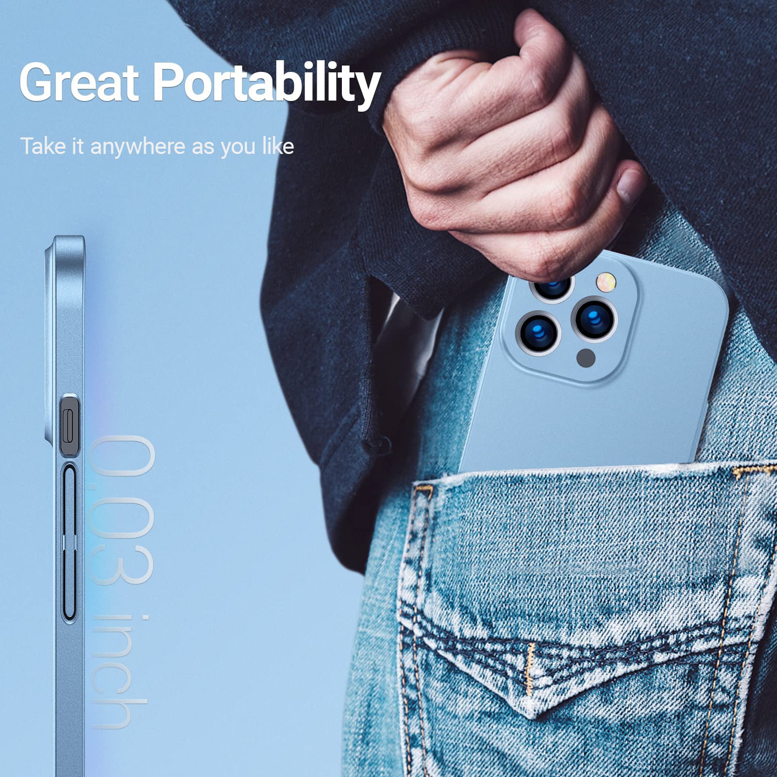 Support de voiture ultra-mince magnétique Apple iPhone Case | Étui de protection léger mat résistant aux chocs