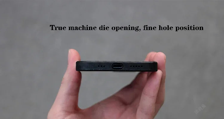 Premium Apple iPhone Hülle | MagSafe Kompatibel, Kameraobjektiv-Schutz, Displayschutz | Ultra Dünn, Stoßfest, Magnetisch, Rundum-Schutz Cover – Kohlefaser-Struktur, Weiches TPU, Leicht, Wasserdicht, Kratzfest, Anti-Fingerabdruck