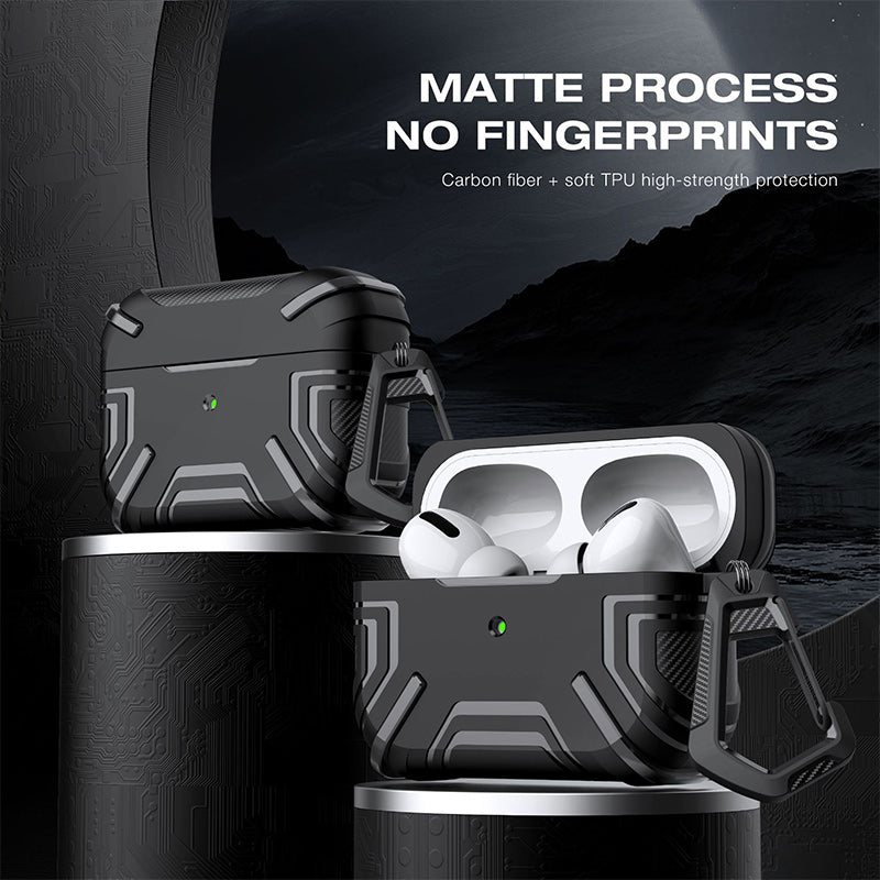 Étui de protection antichoc premium pour AirPods Pro 2 (2022) et AirPods 3 : étui de haute qualité pour écouteurs Bluetooth sans fil Apple | Étui pour casque robuste