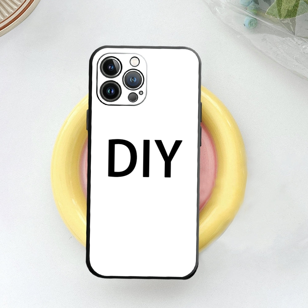 Étui Apple iPhone de luxe personnalisé | Nom, initiales, symboles, chiffres | Étui MagSafe Protection de caméra en verre trempé iPhone 13 14 15 Pro Max Plus