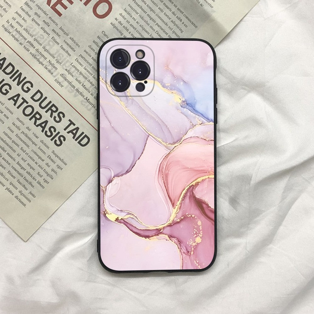 Premium Marmor Kunst Mode Muster iPhone Hülle | MagSafe für Apple iPhone 17/17 Air, 16/16e, 15, 14, 13 Pro Max Plus Mini | Kameraschutzabdeckung, Tasche & Panzer-Schutzhülle