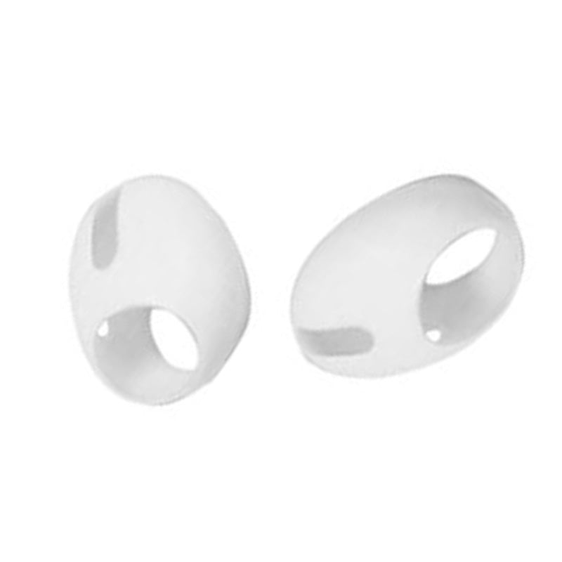 Coussinets d'oreille en silicone de qualité supérieure pour Apple AirPods 1 et 2 : embouts, housses et étuis de protection - Lot de 2 embouts | Coussinets pour écouteurs de haute qualité