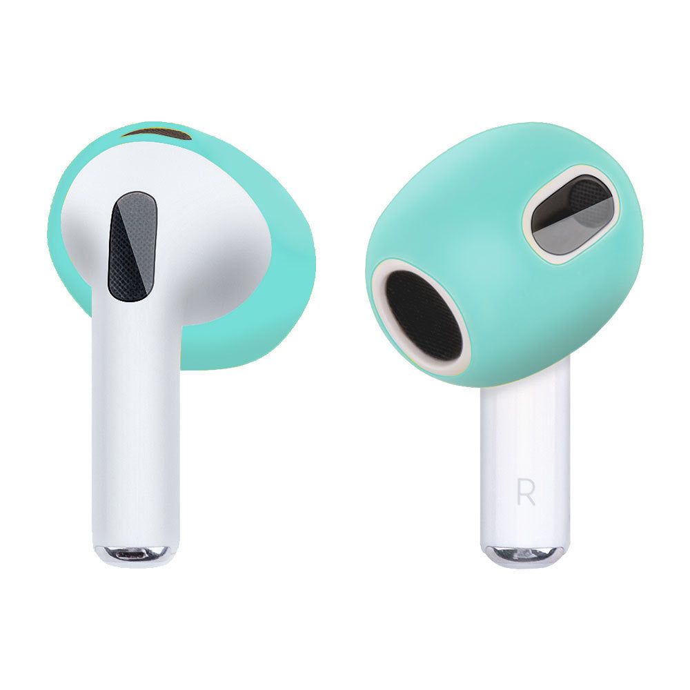 Coussinets d'oreille en silicone de qualité supérieure pour Apple AirPods 1 et 2 : embouts, housses et étuis de protection - Lot de 2 embouts | Coussinets pour écouteurs de haute qualité