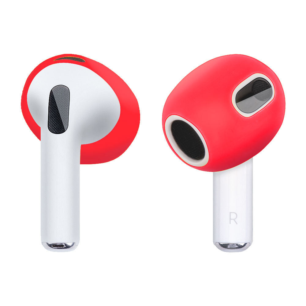 Coussinets d'oreille en silicone de qualité supérieure pour Apple AirPods 1 et 2 : embouts, housses et étuis de protection - Lot de 2 embouts | Coussinets pour écouteurs de haute qualité