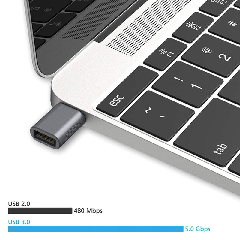 Prämie USB-C zu USB 3.0 Adapter, USB Typ-C Buchse USB Stecker für MacBook Pro, MacBook Air 2020, iPad Pro 2020 und Typ-C