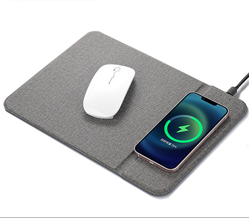 Prämie Mauspad mit Gute Qualität Qi Kabelloses Ladepad für Xiaomi, Apple iPhone, Samsung, Huawei, USB-C, Handyhalterung,