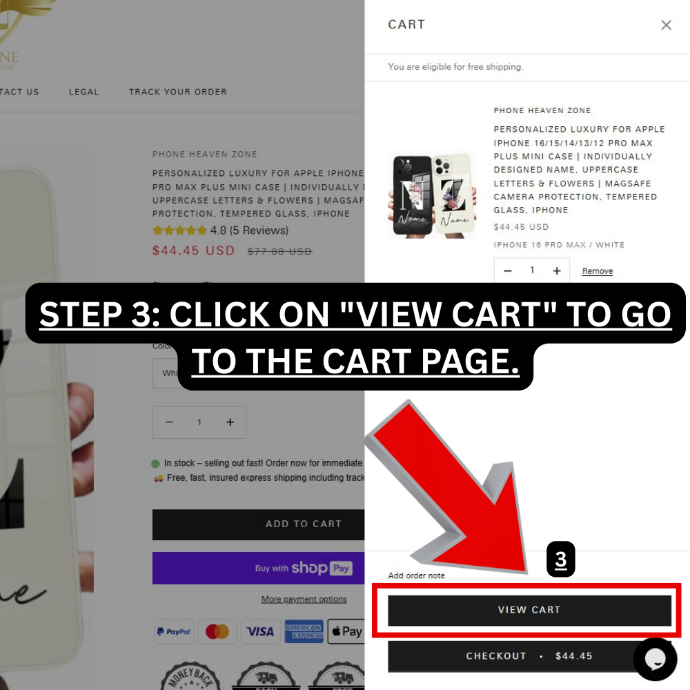 Étui Apple iPhone de luxe personnalisé | Nom conçu sur mesure, lettres majuscules et fleurs | Protection de caméra MagSafe, verre trempé, iPhone 13 14 15 Pro Max Plus